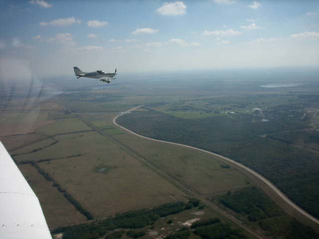 Experimental GlassAir in flight